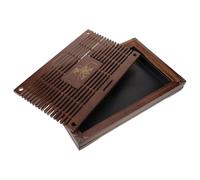 Plateau de Thé en Bois et Plastique Rectangulaire, Rangement Décoratif | Coffret de Rangement pour Thé en Vrac, Style Simple et Élégant, Usage Bars et Mariages