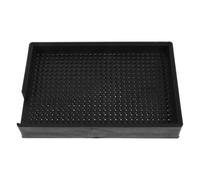 Plateau de Tri des Vis Antistatique en PP Noir à Compartiments Multiples | Rangement Compact et Léger, pour Vis de Remplacement 1,0mm à 1,5mm, Finition Noire Moderne