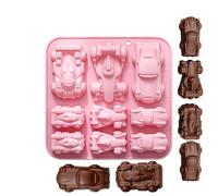 Plateau De Véhicule Miniature - Cuisson En Silicone, Support Résine Flexible À Neuf Fentes, Panneau Formes Dégagement Rapide | Pour La Fabrication Sucre Bonbons Faits Maison, Le Cimen