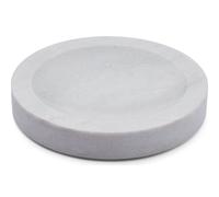 Plateau décoratif 25 cm, gris, marbre, Humdakin