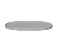 Plateau décoratif CRETO 17 cm, léger gris, béton, Blomus