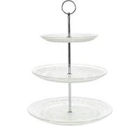 Plateau décoratif en verre à 3 niveaux (Ø25, 20 et 15 cm) - - ALTOBUY Transparent