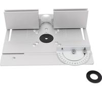 Plateau d'insertion de table de routage, Construction durable, Performance précise, Argenté