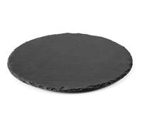Plateau en ardoise ronde Lacor 30 cm Noir TU