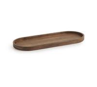 Plateau en bambou naturel foncé pour salle de bain | Tamerice
