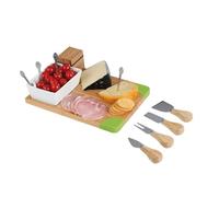 Plateau en bambou pour apéritif et fromage 10 pièces