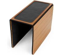 Plateau en bois avec surface antidérapante - Pliable, avec support pour téléphone