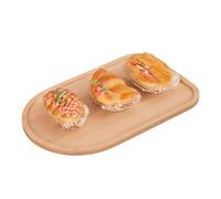 Plateau En Bois Planches À Charcuterie Et Service Alimentaire | Plateau Décoratif en Bois pour Plan de Travail Cuisine Pour Décoration Intérieure Cuisine Chambre Fête Fromage Fruit Snack