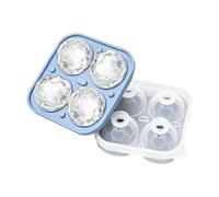 Plateau en forme de boule de glace, pour congélateur, accessoire de dessert | Plateau de congélation circulaire de football, adapté pour whisky, bourbon, vin, café, bière, jus, lait, bar, cuisine