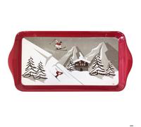 Plateau en Mélamine 30 cm Décor Chalet de Montagne