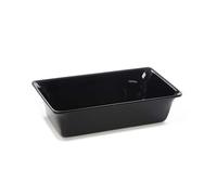 Plateau en Plexiglas gastronorme GN 1/3 325x176x80mm Noir