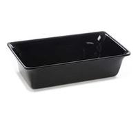 Plateau en Plexiglas gastronorme GN 1/3 325x176x80mm Noir Matériel CHR Pro 6