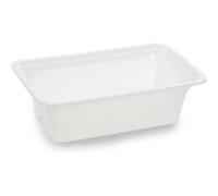 Plateau en Plexiglas gastronorme GN 1/4 265x162x80mm Blanc Matériel CHR Pro 6