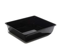 Plateau en Plexiglas gastronorme GN 2/3 354x325x80mm Noir