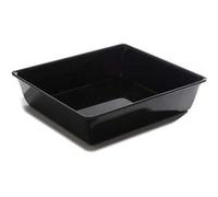Plateau en Plexiglas gastronorme GN 2/3 354x325x80mm Noir
