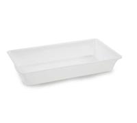 Plateau en Plexiglas gastronorme GN 3/4 487x265x80mm Blanc