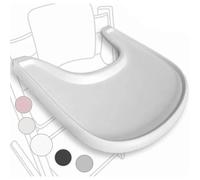 Plateau Ergonomique Pour Chaise Stokke Tripp Trapp V2+, Blanc Mat, Sans Bpa, Facile À Monter. Multicolore