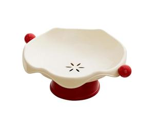 Plateau Fruit avec Socle Surélevé Moderne et Égouttoir | Saladier pour Plan de Travail Pour gâteaux, biscuits, desserts, clés, bijoux, montres, salon, salle de bain, chambre