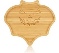 Plateau Halloween en Bambou Gravé - 25 x 22 cm