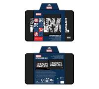 Homadict Plateau multiusage Marvel avec Couvercle Magnétique - pour Rangement, Décoration, Service - 29 x 19 centimètre - Licence Officielle Marvel