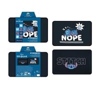 Homadict Plateau multiusage Stitch Nope avec Couvercle Magnétique - pour Rangement, Décoration, Service - 29 x 19 centimètre - Licence Officielle Disney
