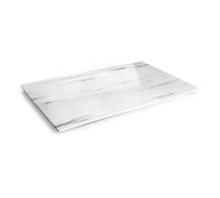 Plateau mélamine marbre Lacor 1/3 Blanc 26,5x32,5 cm (GN 1/2)