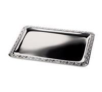 Plateau 'MIEUX SERVI', (L)350 x (P)240 mm, argent