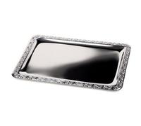 Plateau 'MIEUX SERVI', (L)635 x (P)445 mm, argent