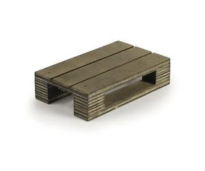 Plateau mini-palette service alimentaire Lacor Marron 13x8x3 cm