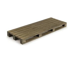 Plateau mini-palette service alimentaire Lacor Marron 40x15x3 cm