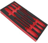 Plateau Mousse Facom, 8 Tournevis Protwist, Compatible MODM.A1, Noir