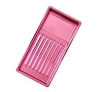 Plateau multifonction pour nail art avec construction en acier inoxydable pour salons hygiéniques Plateau de désinfection des ongles en acier inoxydable