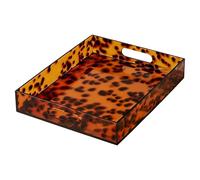 Plateau Organisateur Salle de Bain Grand Moderne Motif Écaille avec Poignée | Plateaux Décoratifs De Coiffeuse Pour Salle De Bain Pour Maison Appartement Chambre Salon Coiffeuse Bureau Étagère