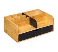Plateau Organiseur 1 Tiroir ""Modern"" 25cm Charbon