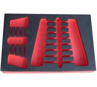 Plateau outils - FACOM - PM.MOD467J12 - Insert en mousse - Rouge - 1 pièce