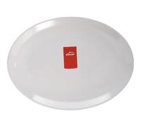 Plateau oval en mélamine Lacor 314x234x25 mm Blanc TU