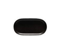 Plateau ovale Costa Nova Nótos (x6) Noir 18,6x9,6x2,7 cm