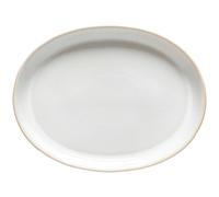 Plateau ovale Costa Nova Roda Blanc 40x30,6x4,4 cm