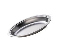 Plateau ovale en acier inoxydable, élégant ménage pour cuire du poisson à la vapeur et servir des apéritifs, argent/or Oval Serving Platter