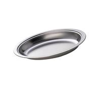 Plateau ovale en acier inoxydable, élégant ménage pour cuire du poisson à la vapeur et servir des apéritifs, argent/or Oval Serving Platter