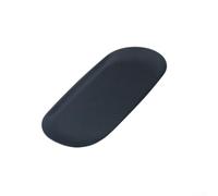 Plateau ovale en acier inoxydable pour présentoir de bougies, décoration nordique et tri de bijoux (noir, 23 x 9,5 cm)