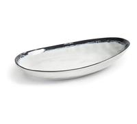 Plateau ovale en mélamine Lacor Sea Argenté 28,2x21x4,8 cm
