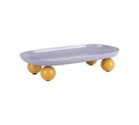 Plateau ovale Present Time Double Funky Violet 16x6x2 cm