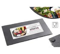 Plateau plat en ardoise 40 x 20 cm maison pub ou restaurants