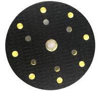 Plateau Ponceuse 150 mm 6 Pouces 14 Trous - Système Auto-agrippant (Type Velcro) - Plateau de Rechange pour Ponceuse Excentrique avec Aspiration Poussière