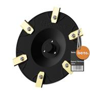 Plateau porte-lames beos Tuning pour 6 lames - Segway Navimow série i | Disque de coupe renforcé de fibres de verre - 164 mm de diamètre - Fabriqué en Allemagne
