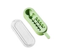 Plateau pour boissons froides, ensemble de bâtonnets pour boissons congelées, formateur de jus de 19 x 6 x 3,2 cm avec structure en polymère, ensemble d'ustensiles de cuisine réutilisables, design