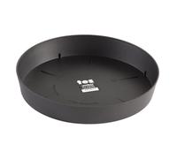 PLASTIKEN Plateau 28 cm - Pour pot de fleurs 38 cm - Anthracite