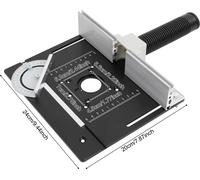 Plateau pour table de routeur, alliage d'aluminium durable, réglages faciles, noir