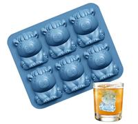 Plateau pour whisky - Moule à capybara en silicone à 6 cavités, antiadhésif, flexible, design mignon, accessoire de refroidissement pour boissons, café, bière, boissons froides, fête, coffret cadeau